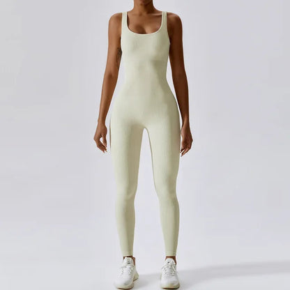 Spring Seamless One-Piece Yoga Suit