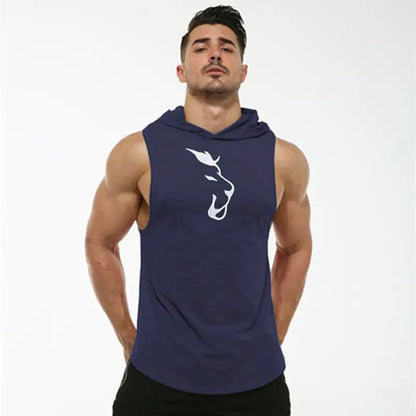 Hooded Sleeveless Men's Vest