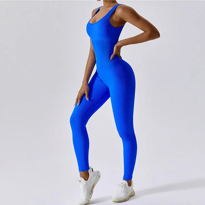 Spring Seamless One-Piece Yoga Suit