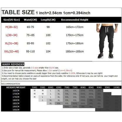 Men's Sweatpants Workout Trousers