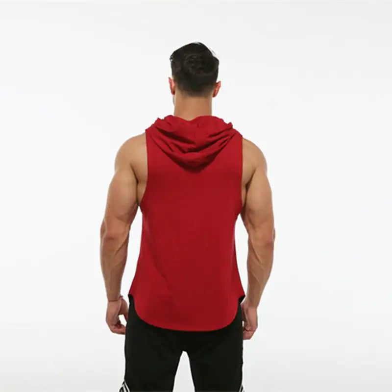 Hooded Sleeveless Men's Vest