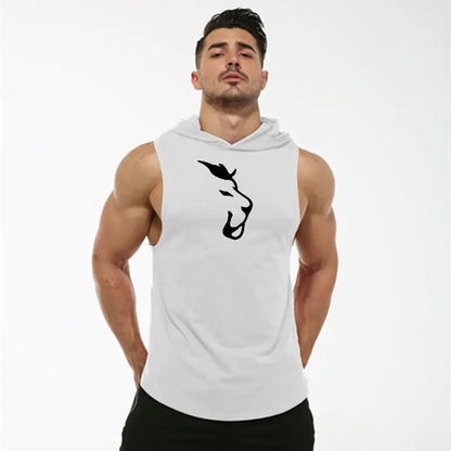 Hooded Sleeveless Men's Vest