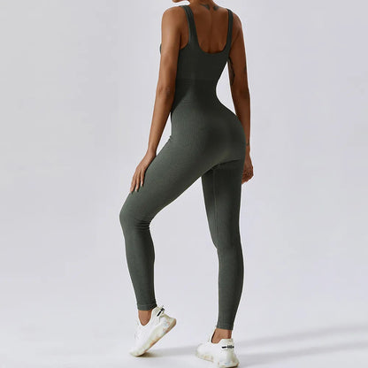 Spring Seamless One-Piece Yoga Suit