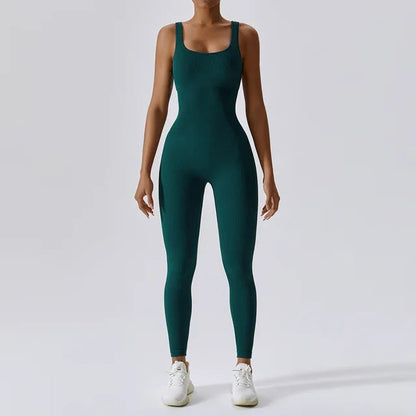 Spring Seamless One-Piece Yoga Suit